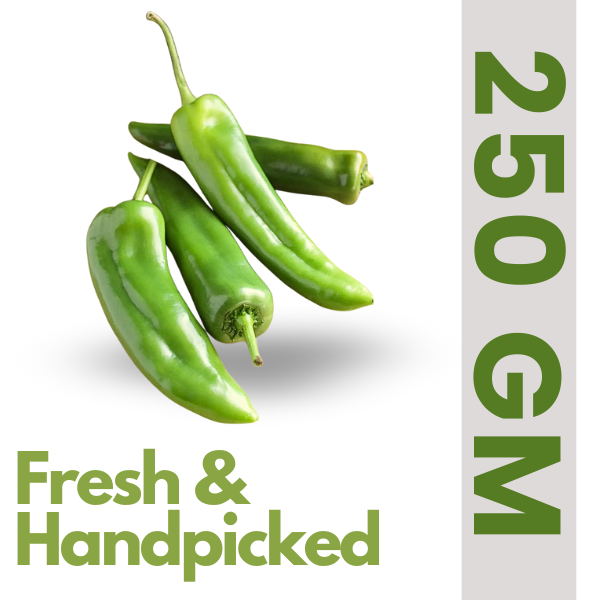 Fresh & Handpicked Green Pikador Chili (250 gm)