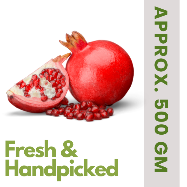 Fresh Pomegranate (3 ps)(Approx. 500 gm)