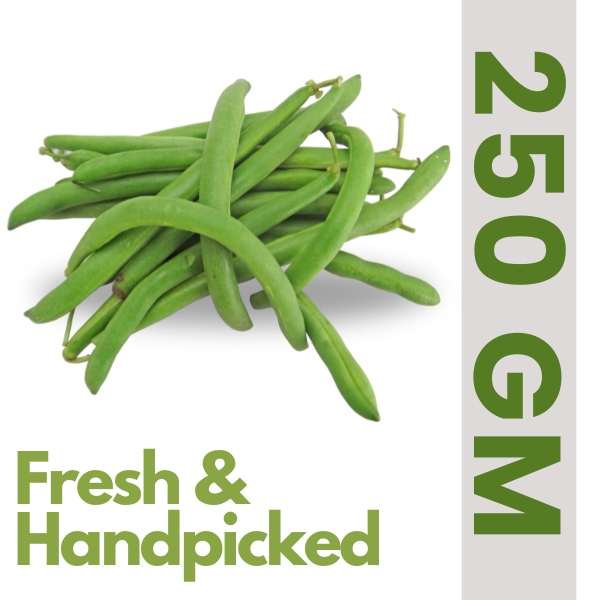 Fresh & handpicked French Beans (Fanasi) (250 gm)