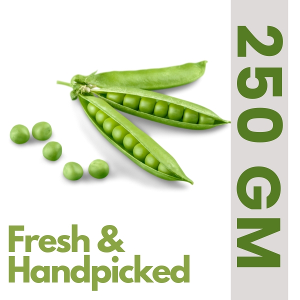 Fresh & handpicked Pencil Green Peas (250 gm)