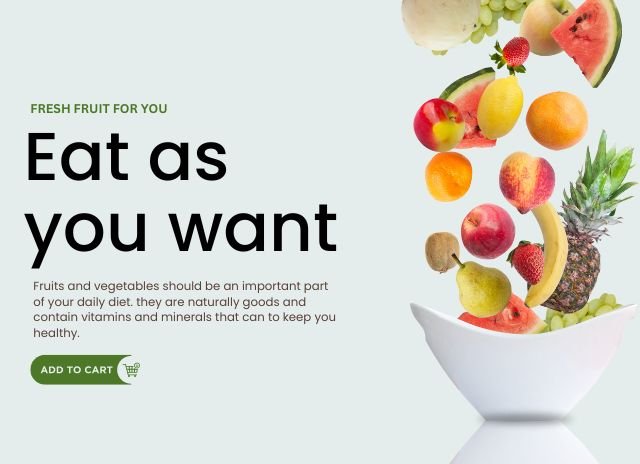 Fresh Fruit Banner