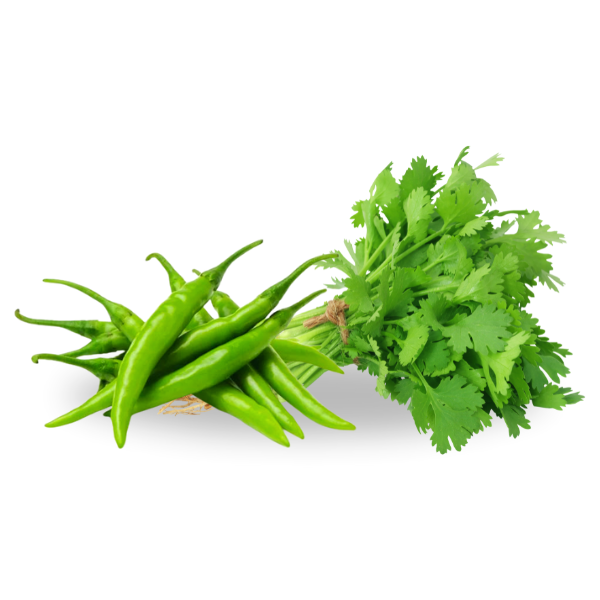 Green Chilli (100 gm) + Coriander (100 gm)