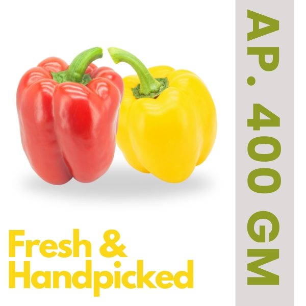 Red & Yellow Capsicum Fresh & Handpicked