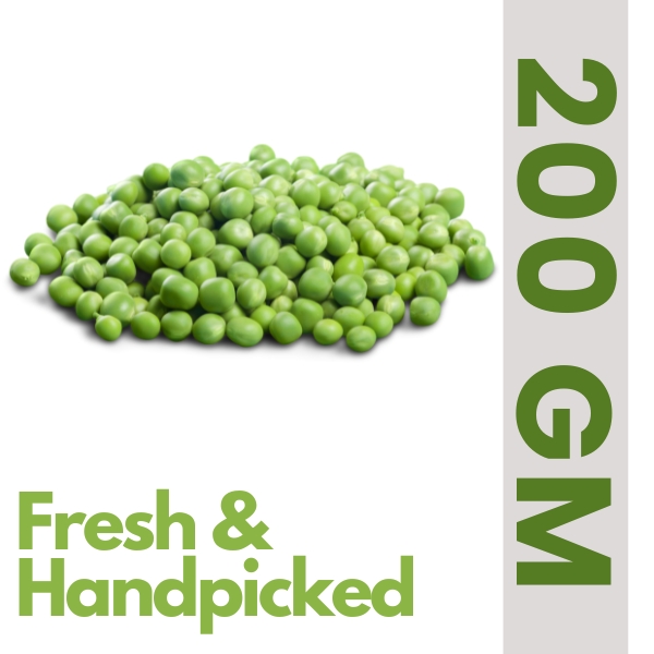 Feshly peeled peas fresh and handpicked