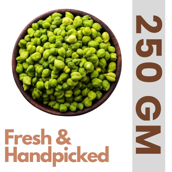 Green Chana peeled fresh and handpicked